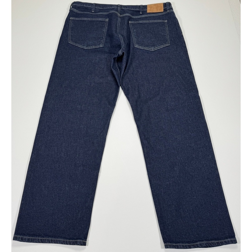 Banana Republic Authentic Straight Jeans Mens 40x32 Dark Rinse Blue Denim Preppy - Picture 2 of 16